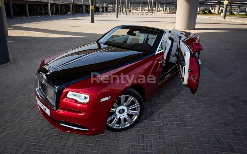 Rolls Royce Dawn (Red), 2018 for rent in Abu Dhabi