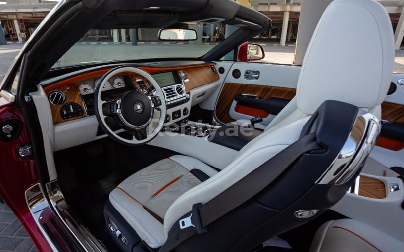 Rolls Royce Dawn (Red), 2018 for rent in Abu Dhabi