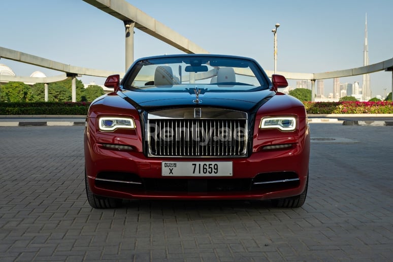 Rolls Royce Dawn (Red), 2018 for rent in Abu Dhabi