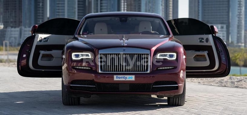Rolls Royce Wraith (Rot), 2019  zur Miete in Abu Dhabi
