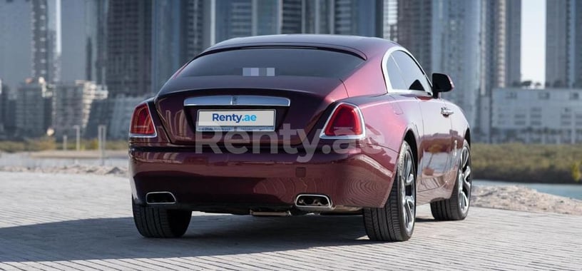 Rolls Royce Wraith (Rot), 2019  zur Miete in Abu Dhabi