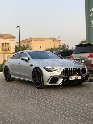 إيجار مرسيدس GT (الرمادي الفضي), 2021 في دبي