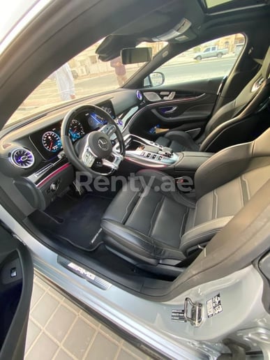 إيجار مرسيدس GT (الرمادي الفضي), 2021 في دبي