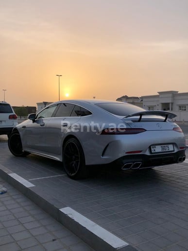إيجار مرسيدس GT (الرمادي الفضي), 2021 في دبي