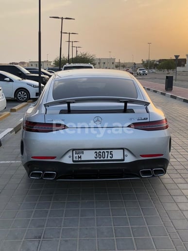 إيجار مرسيدس GT (الرمادي الفضي), 2021 في دبي