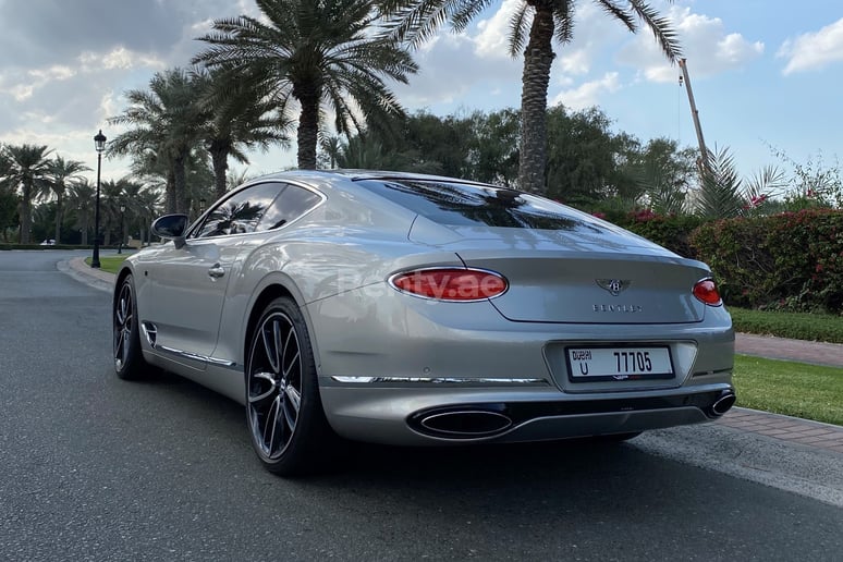 Bentley Continental GT (Silver), 2019 for rent in Dubai