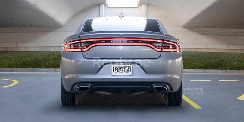 Dodge Charger V8 (Silver), 2021 for rent in Dubai