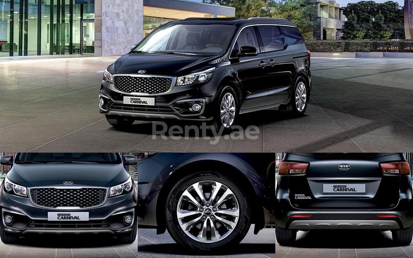 KIA Carnival (Silver), 2018 for rent in Dubai