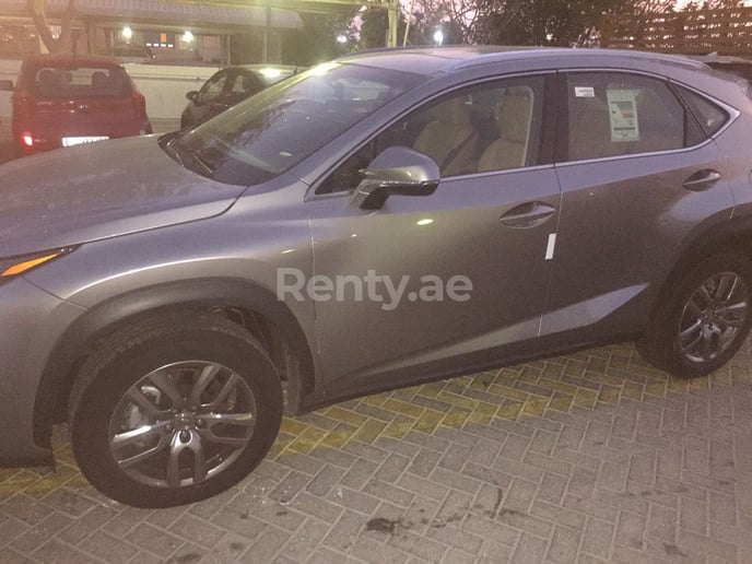 LEXUS NX 200 (Silber), 2018  zur Miete in Dubai