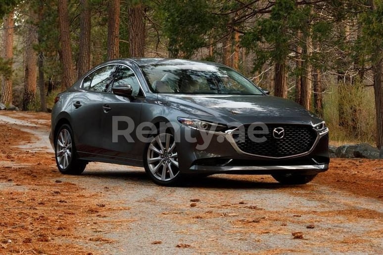 Mazda 3 (Silver), 2019 for rent in Dubai