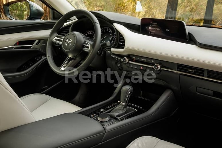 Mazda 3 (Silver), 2019 for rent in Dubai