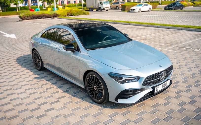 Mercedes CLA200 (Silver), 2025 for rent in Abu Dhabi