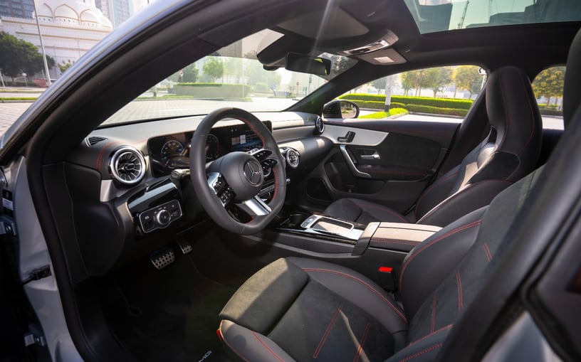 Mercedes CLA200 (Silver), 2025 for rent in Abu Dhabi