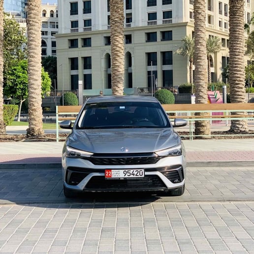 MG5 plus (Silver), 2025 for rent in Sharjah