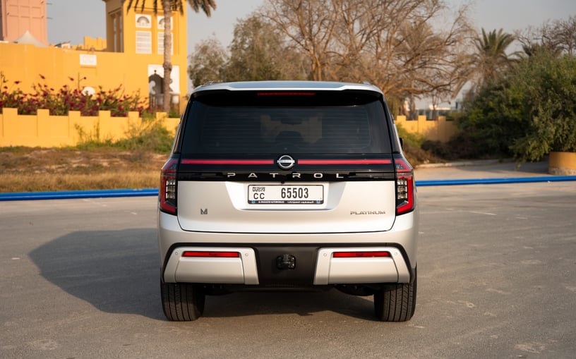 Nissan Patrol Platinum V6 (Silver), 2025 for rent in Sharjah