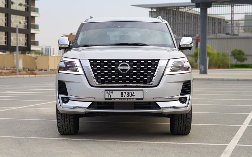Nissan Patrol Platinum V6 (Silver), 2024 for rent in Sharjah