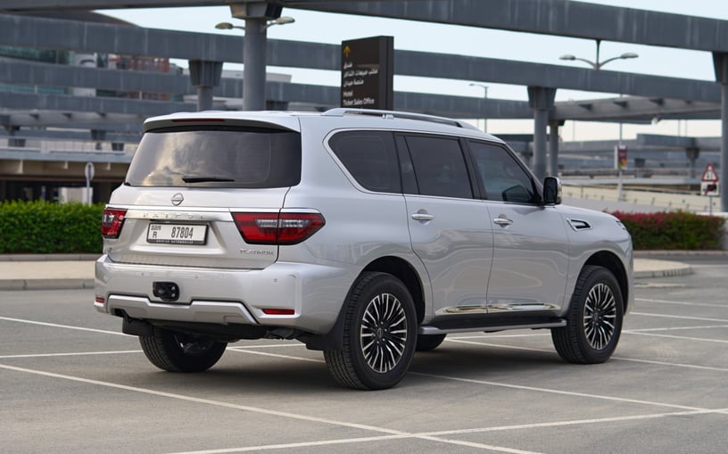 Nissan Patrol Platinum V6 (Silver), 2024 for rent in Sharjah
