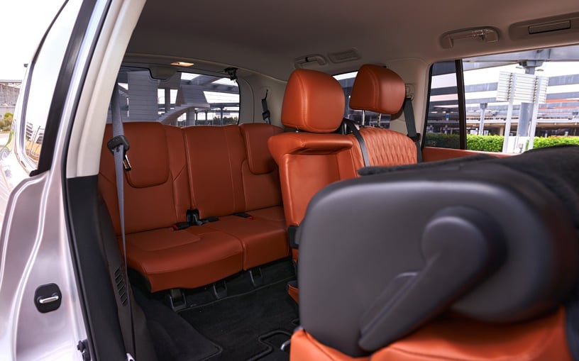 Nissan Patrol Platinum V6 (Silver), 2024 for rent in Sharjah