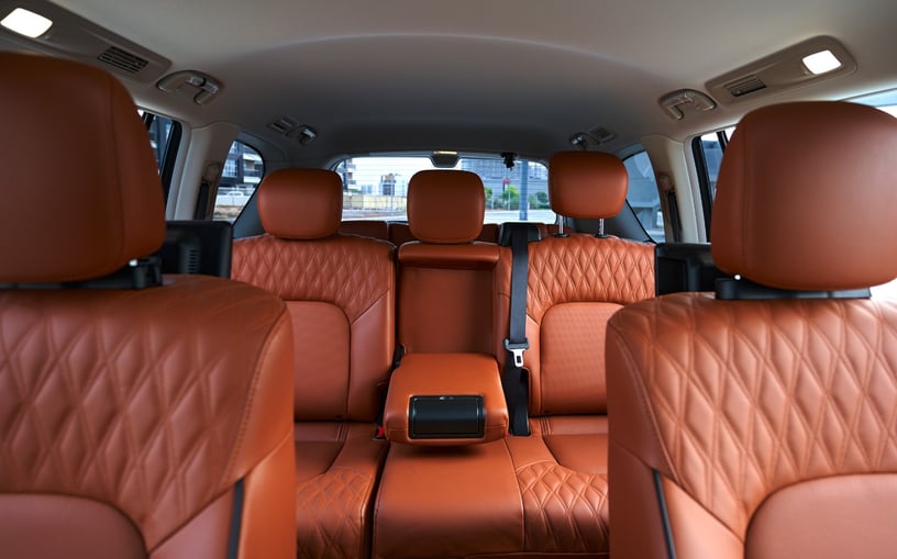 Nissan Patrol Platinum V6 (Silver), 2024 for rent in Sharjah