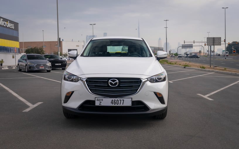 Mazda CX3 (White), 2024 for rent in Dubai
