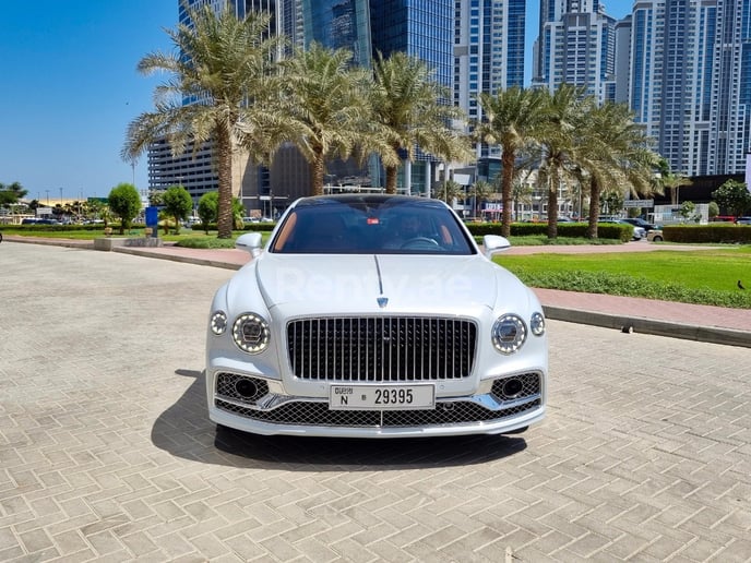 Bentley Flying Spur (White Gray), 2022 for rent in Dubai