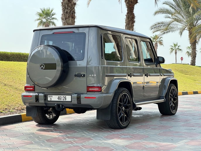 Mercedes G63 AMG (White Gray), 2022 for rent in Dubai
