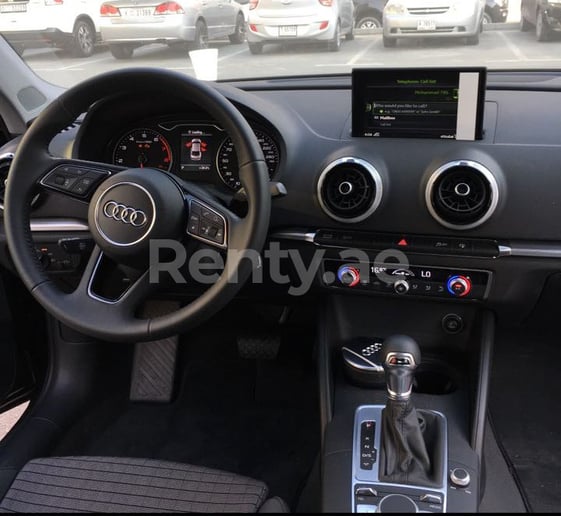 Audi A3 (White), 2018 in affitto a Dubai