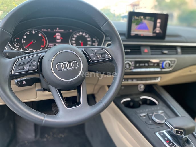 Audi A4 RS4 Bodykit (White), 2019 for rent in Dubai