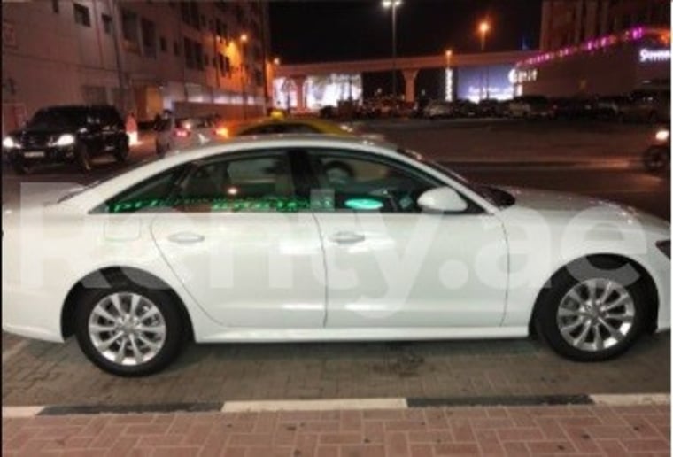 Dubai'de kiralık Audi A6 (Beyaz), 2018