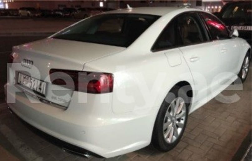 Dubai'de kiralık Audi A6 (Beyaz), 2018