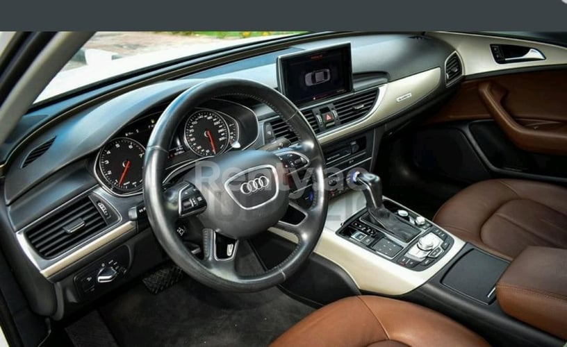Dubai'de kiralık Audi A6 (Beyaz), 2018