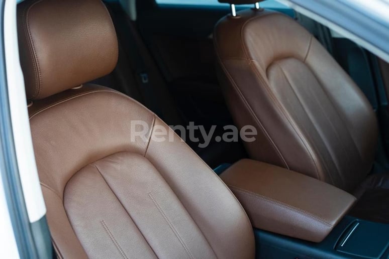 Dubai'de kiralık Audi A6 (Beyaz), 2016
