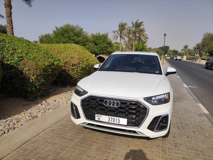 Audi Q5 (White), 2022 for rent in Dubai