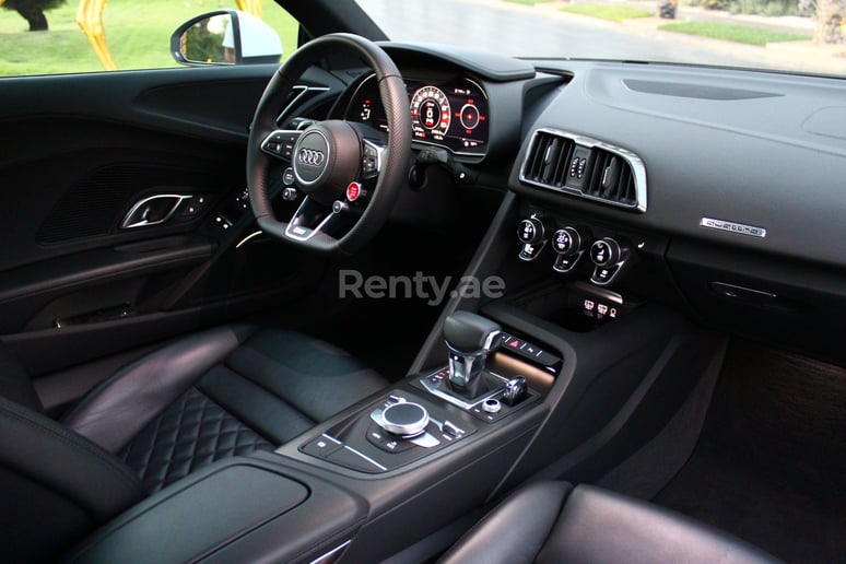 إيجار أودي R8 V10 Plus Limited (أبيض), 2019 في دبي