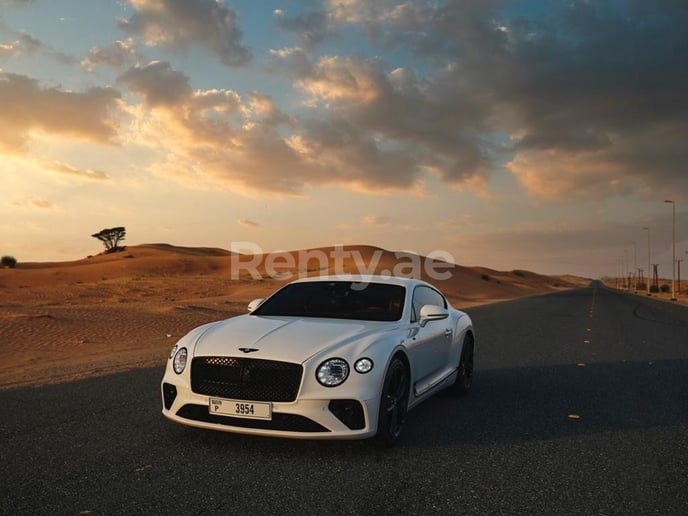 إيجار بنتلي كونتيننتال GT (أبيض), 2020 في دبي