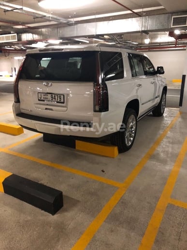 Cadillac Escalade (White), 2017 for rent in Dubai