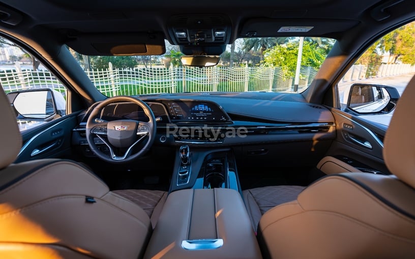 Cadillac Escalade (White), 2021 for rent in Abu Dhabi