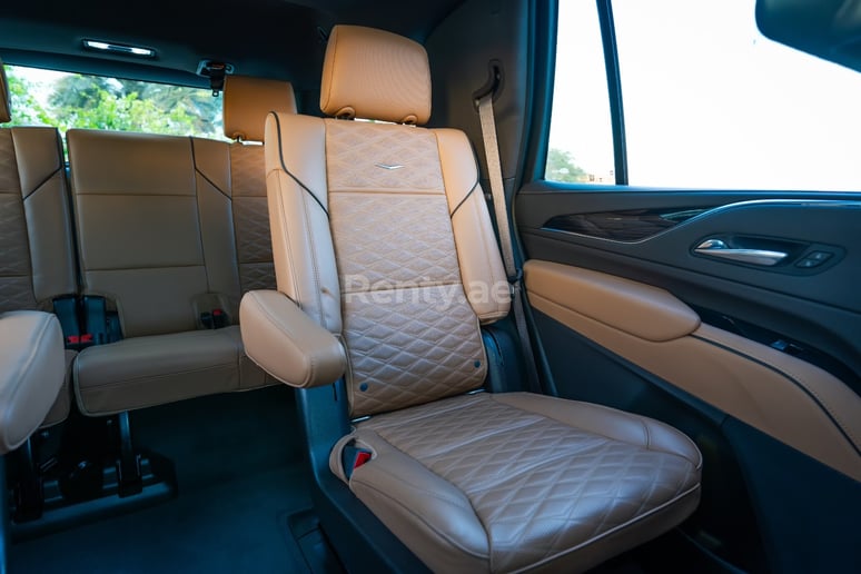 Cadillac Escalade (White), 2021 for rent in Abu Dhabi
