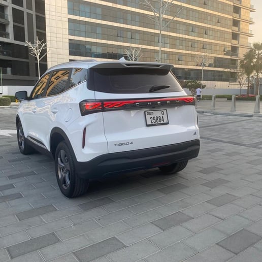Chery Tiggo 4 (Wei&szlig;), 2025  zur Miete in Abu Dhabi