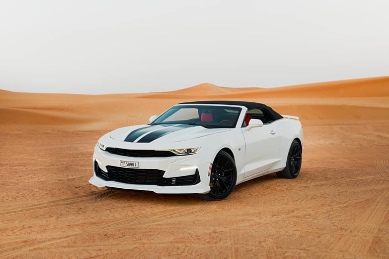 Chevrolet Camaro V6 (Blanco), 2021 para alquiler en Sharjah