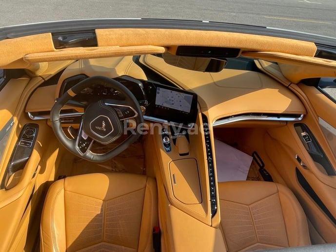 Chevrolet Corvette Stingray (White), 2020 for rent in Dubai