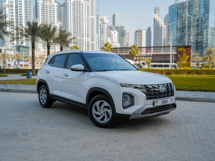 Hyundai Creta (Blanc), 2023 à louer à Dubai 10