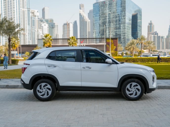 Hyundai Creta (White), 2024 for rent in Dubai