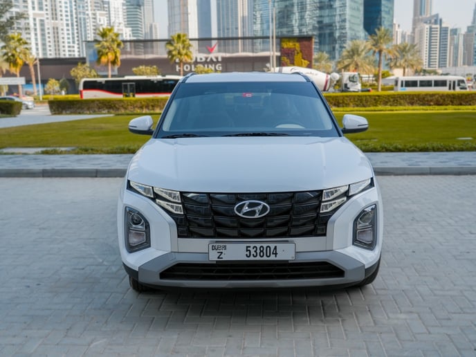 Hyundai Creta (White), 2024 for rent in Dubai