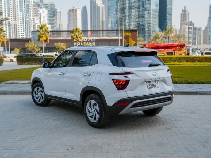 Hyundai Creta (White), 2024 for rent in Dubai