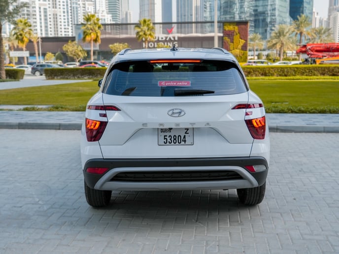 Hyundai Creta (White), 2024 for rent in Dubai
