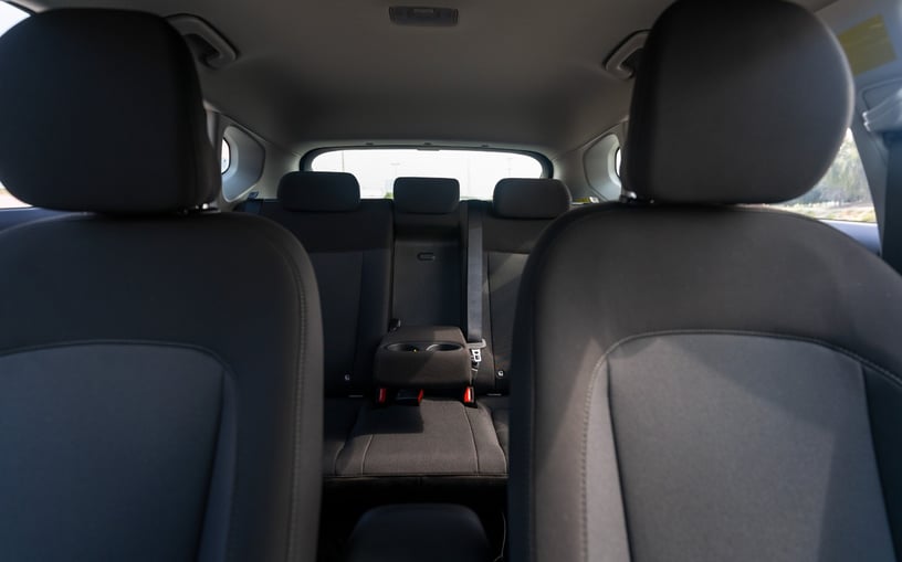 Hyundai Kona (White), 2024 for rent in Abu Dhabi