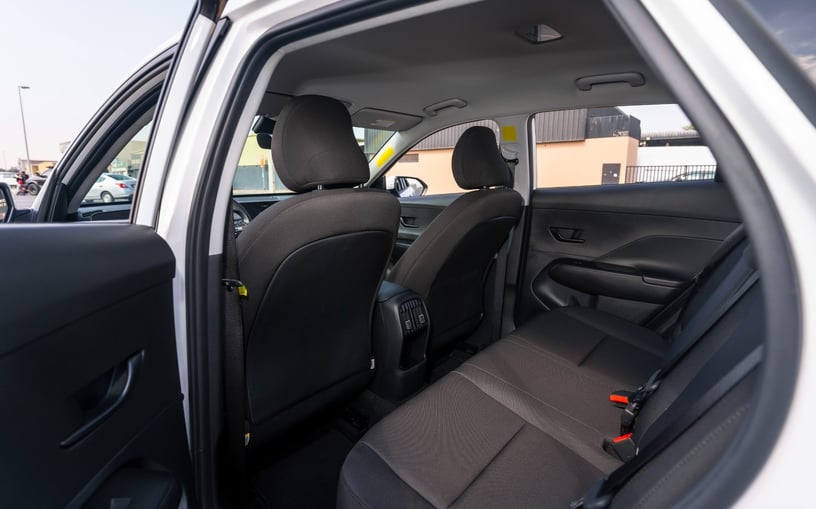 Hyundai Kona (White), 2024 for rent in Abu Dhabi