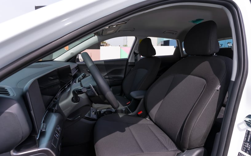 Hyundai Kona (White), 2024 for rent in Abu Dhabi