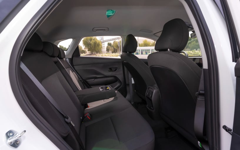 Hyundai Kona (White), 2024 for rent in Abu Dhabi